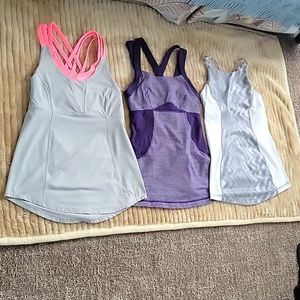 Bundle EUC Lululemon tops Sz 8